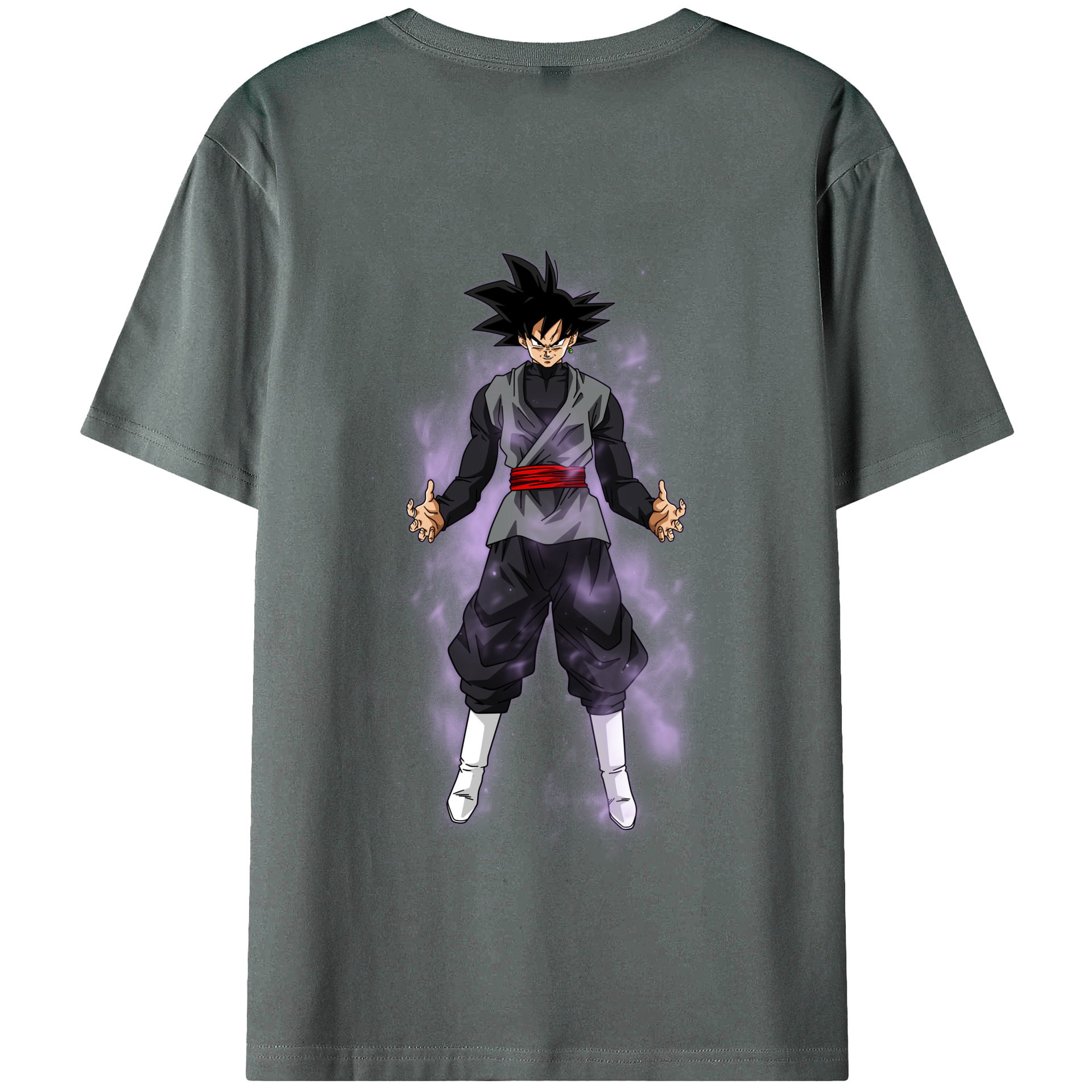 （画像用） ドラゴンボール ベジータ四世（Bejīta Yonsei）DRAGON BALL Vegeta IV 綿100％半袖Tシャツ（背面プリント）